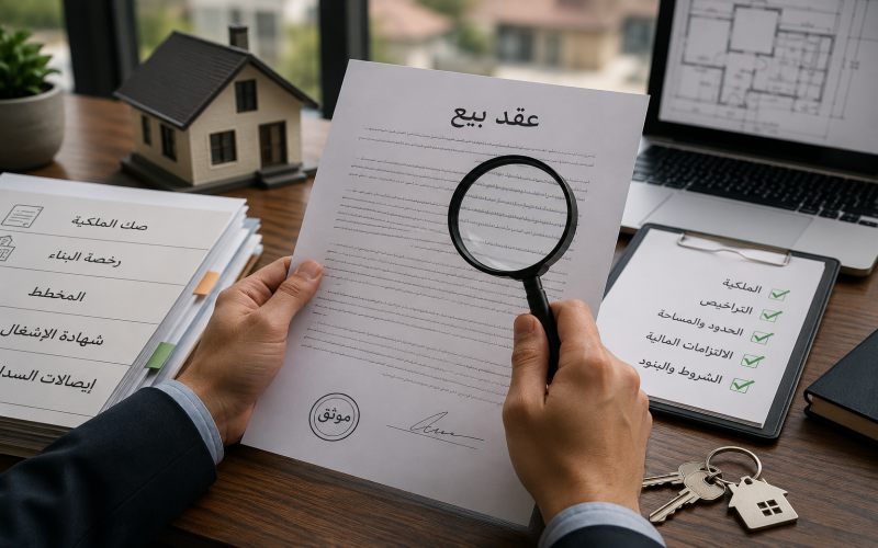 كيف تفحص أوراق وعقود العقار قبل الشراء