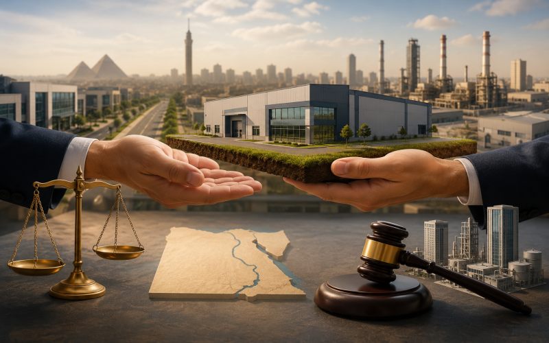حق الانتفاع في الأراضي التجارية والصناعية في مصر