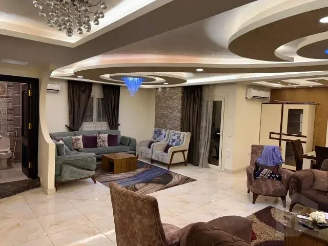 Luxury furnished apartment for rent in the newest towers on Hassanein Heikal Street in Nasr City