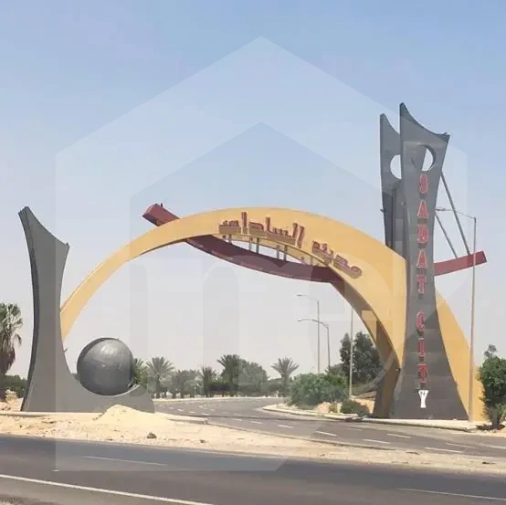 Agricultural land for sale in Sadat City Menofia entrance