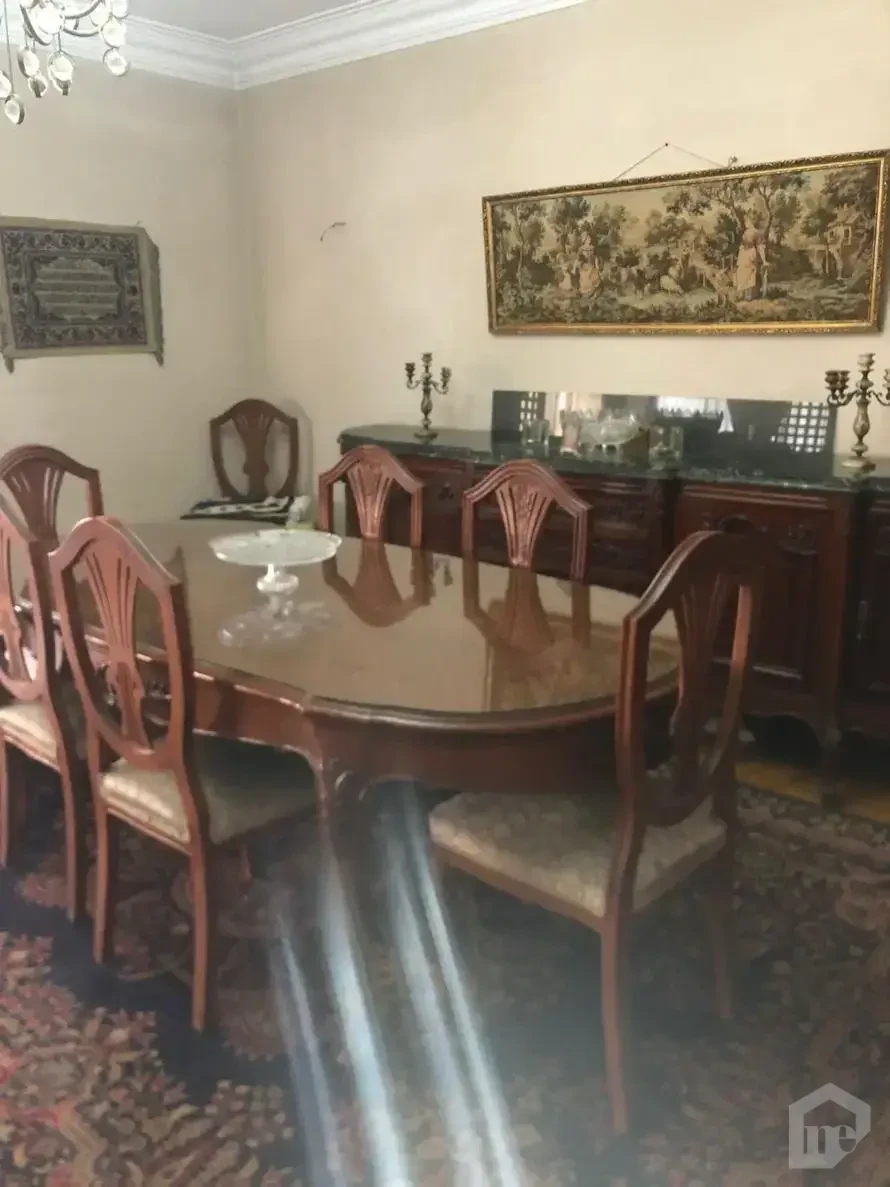 Dining area in apartment for sale on Bahr Al Aazam Street