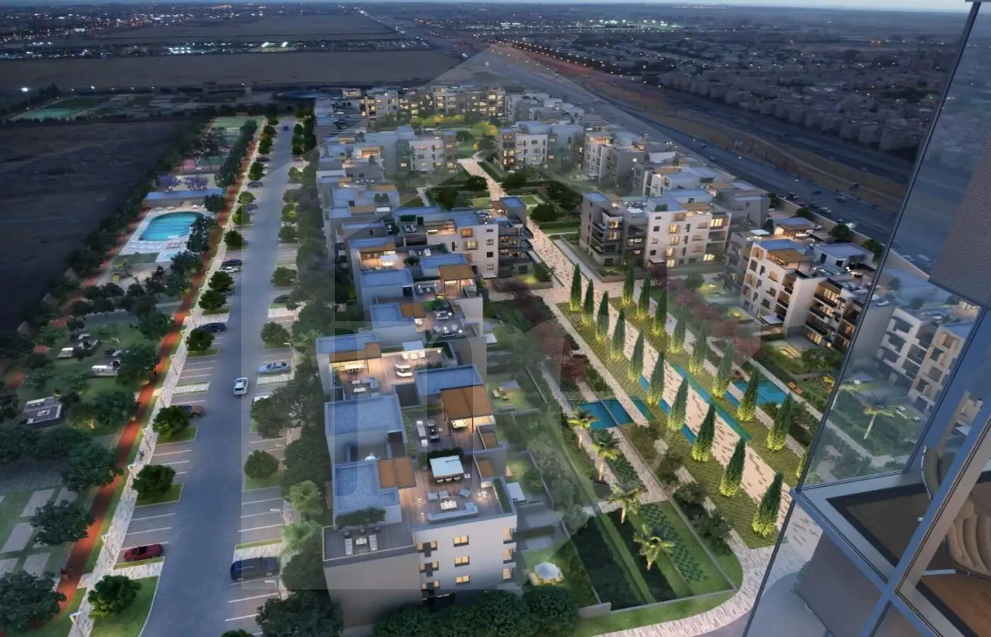 Apartment for sale in Aeon Courtyard Mall of Arabia Centers in 6th of October City