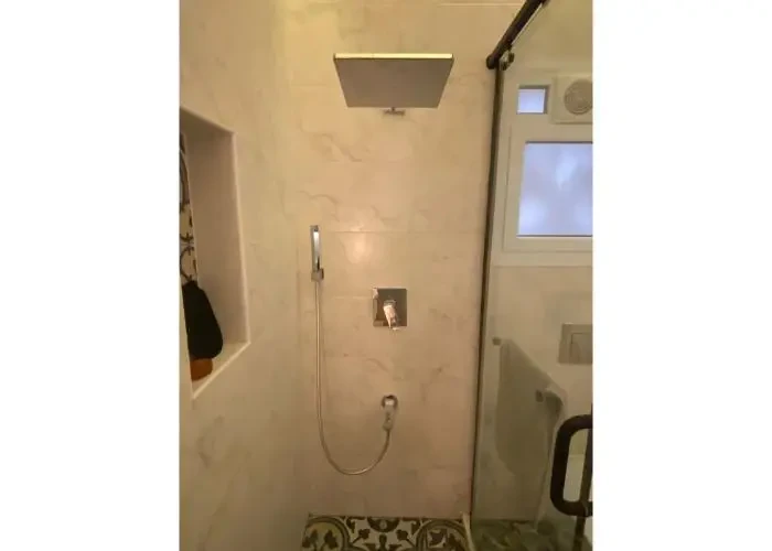 Apartment for sale in Galleria Moon Valley marble shower bathroom