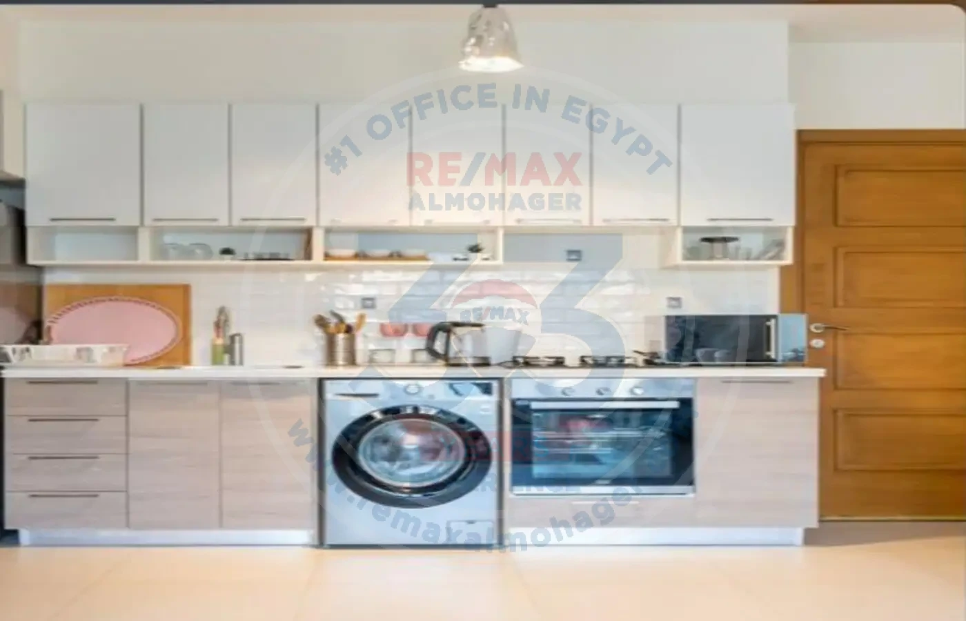 Apartment for sale in Marassi Marina furnished 75 sqm fully equipped modern kitchen
