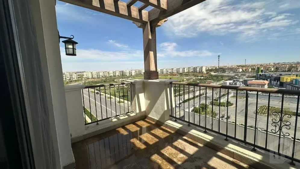 Panoramic balcony view of a 235m apartment for sale in Mivida