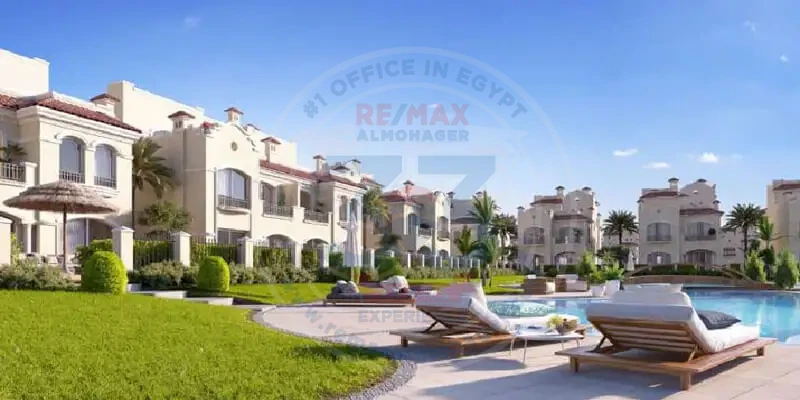 Ground floor apartment with garden for sale in O West 6th of October Compound