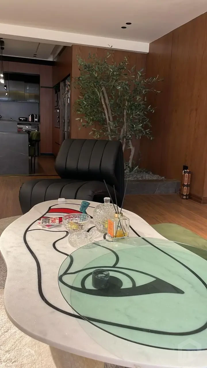 Modern interior of an apartment for sale in Taj City 145m