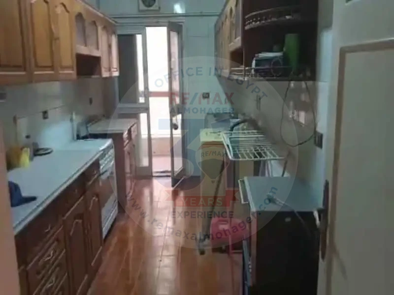 Kitchen layout in apartment for sale in Obour Buildings