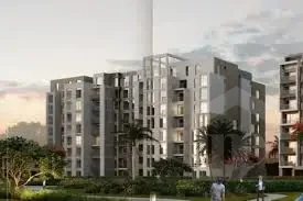شقة للبيع في كمبوند زيد ايست التجمع واجهة مبنى سكني عصري