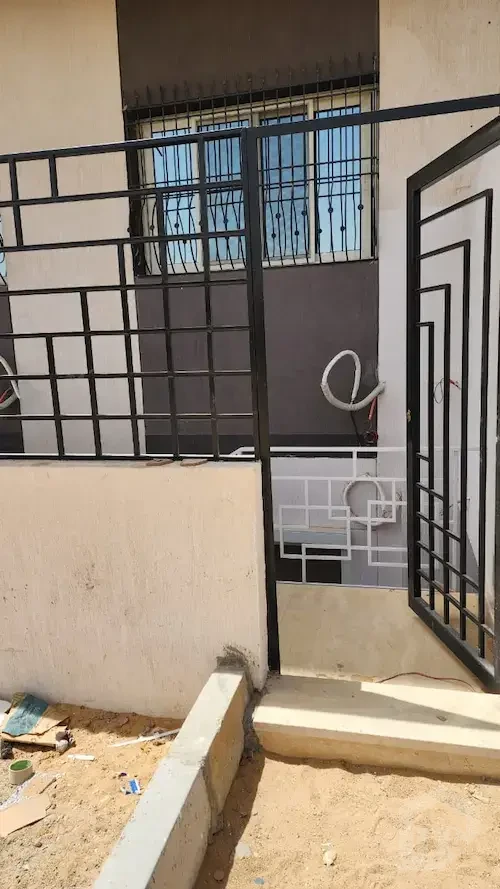 Service balcony area in Lotus Fifth Settlement apartment for sale