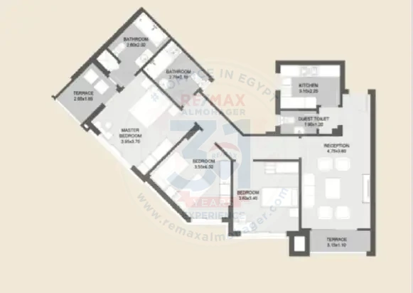 Apartment for sale in the Administrative Capital, ready to move in