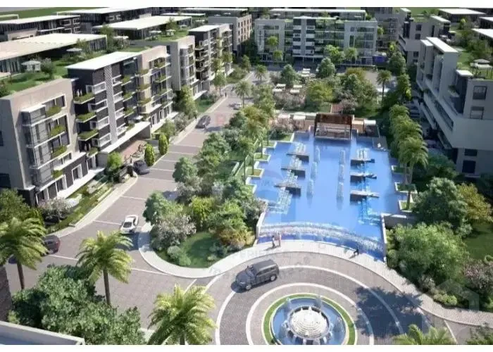Panoramic lagoon view from an apartment for sale in Swan Lake