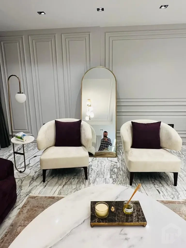 Apartment for sale in Dokki luxury seating area with high end finishing and Shooting Club view