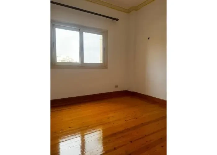 Parquet floor bedroom in an apartment for sale in New Cairo