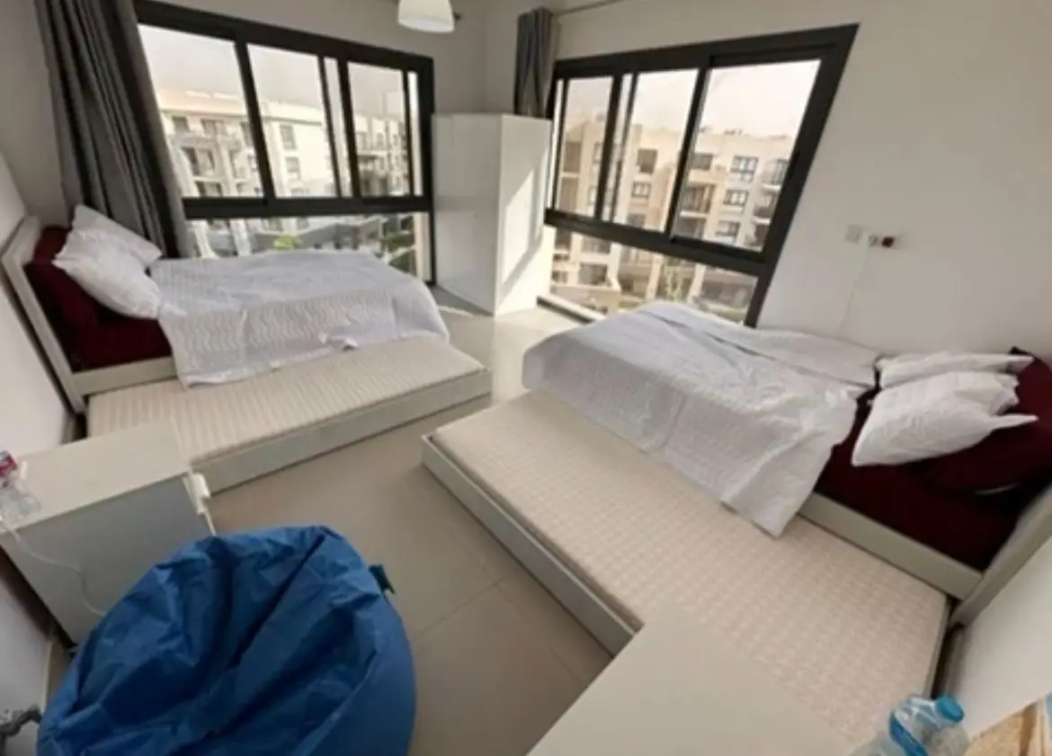 Chalet for sale in Marassi twin bedroom with natural lighting and pleasant view