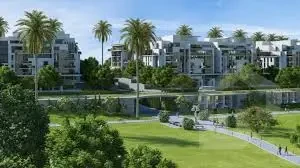 Greenery and landscape around a corner garden apartment for sale in Mountain View.