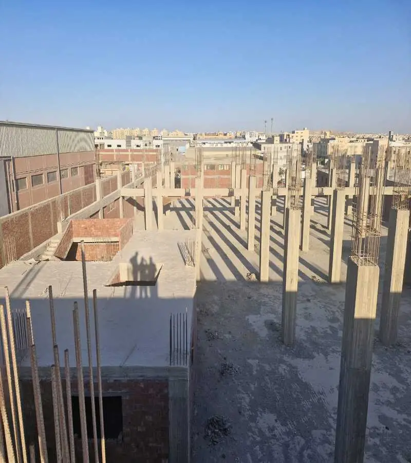 Factories of industrial zone in New Cairo