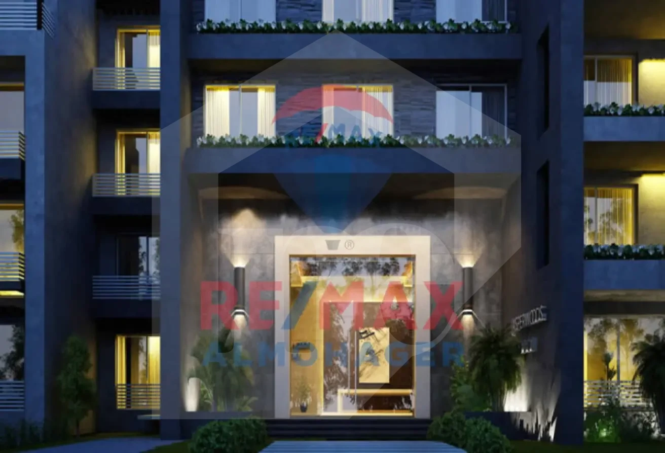 Apartment for sale in New Giza Jasper Wood building entrance