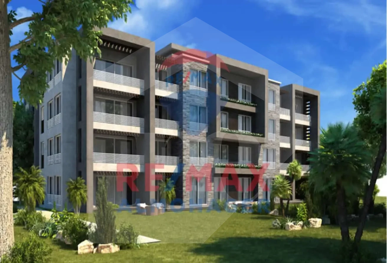 Apartment for sale in New Giza Jasper Wood exterior facade