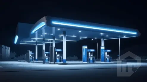 Fuel station land New October City