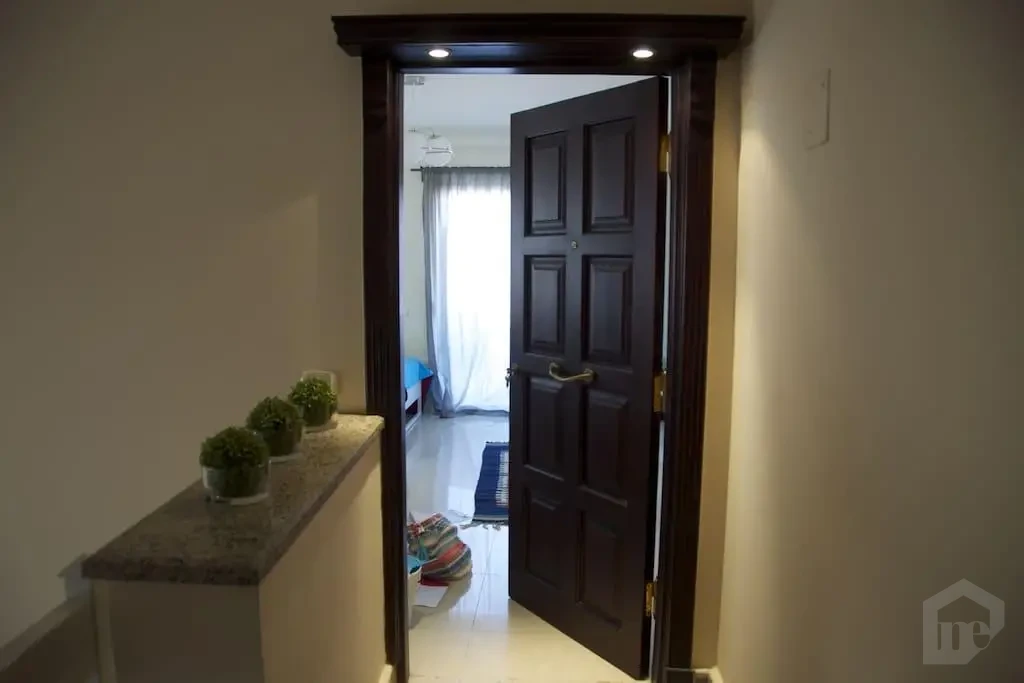 Furnished apartment for rent in New Cairo modern entrance hall