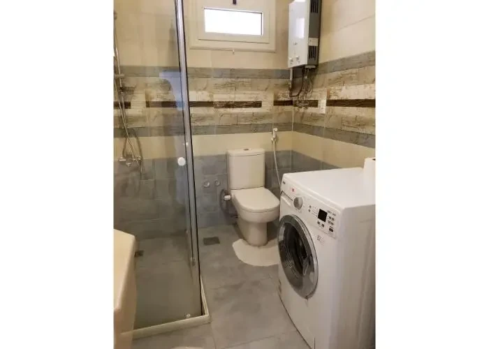 Modern bathroom, furnished apartment for rent in Banafseg area