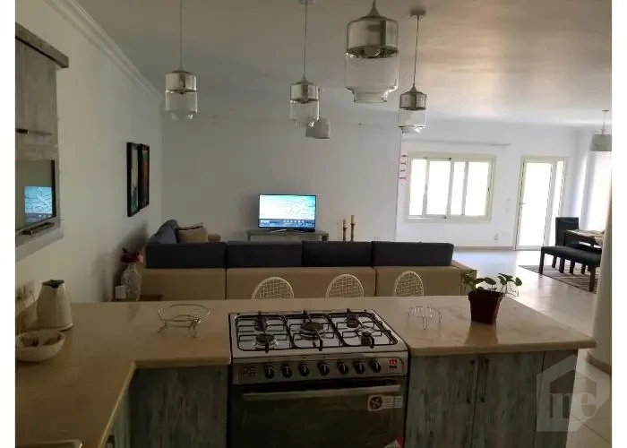 Furnished reception with smart TV, for rent in Banafseg area