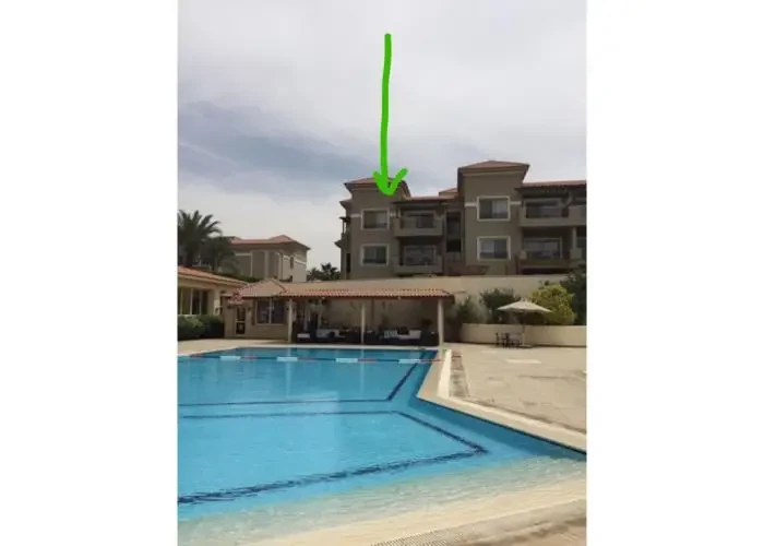 Furnished apartment for rent in Katameya Heights pool view