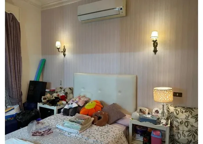 شقة مفروشه للإيجار في غرب الجولف القاهره الجديده غرفة نوم جانبية