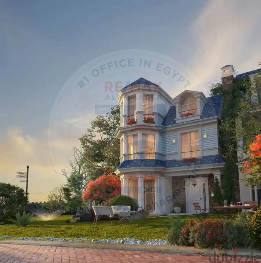 I villa for sale in Aliva Compound, Mostaqbal City