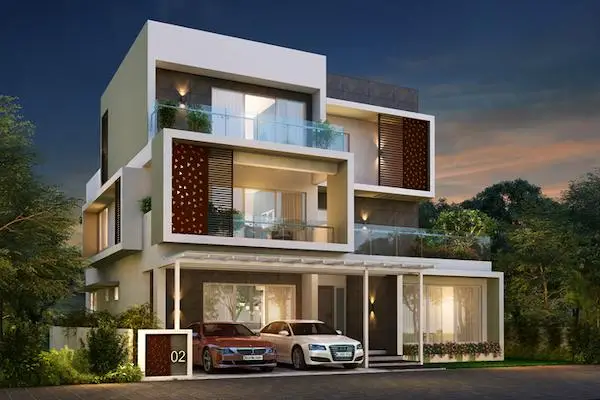 Modern design villa for sale in the Golden Square area