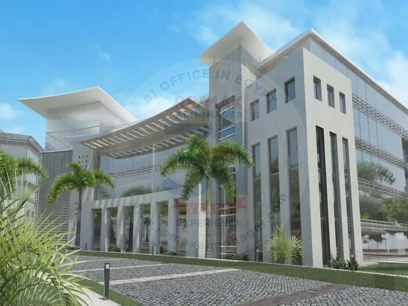 Main entrance of an office for sale in Cairo Business Park
