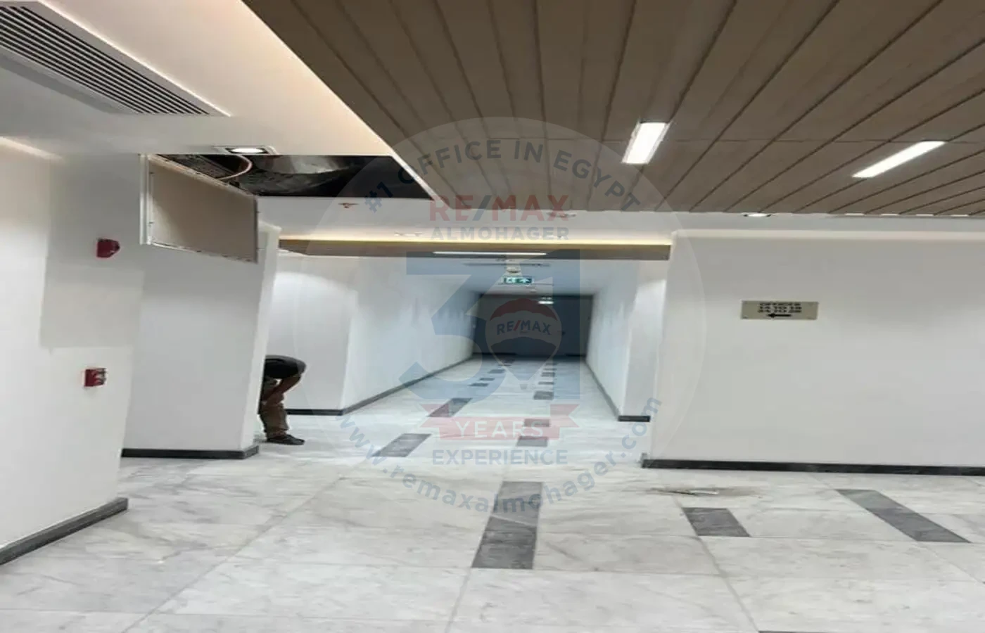 Luxury corridors of an administrative building in Mivida