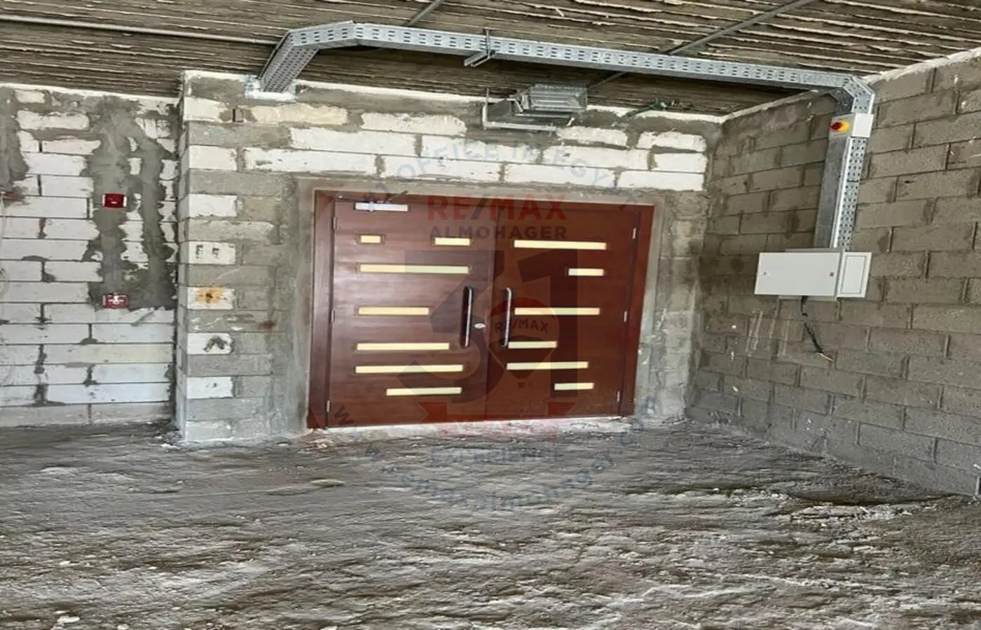 Entrance door of an office for sale in Mivida Business Park