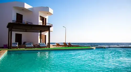 Hotel for sale in Dahab with beachfront pool