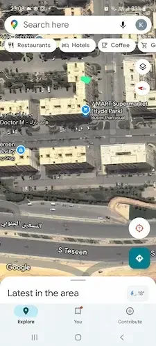 Studio for sale in Hyde Park Compound aerial site location view