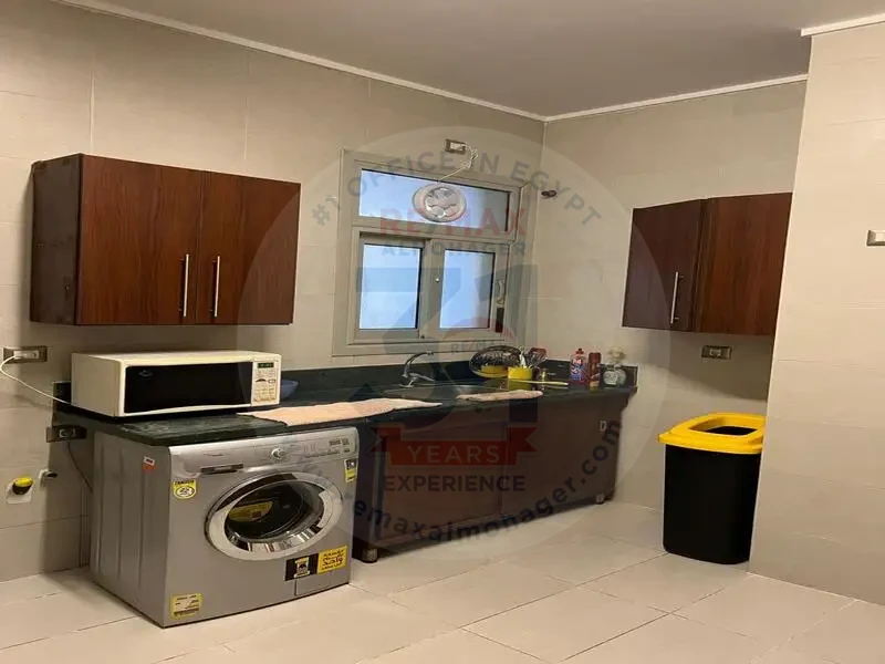 Furnished apartment with ACs in Palm Hills New Cairo