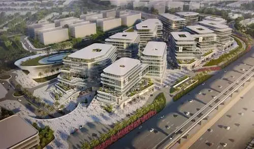 Studio for sale in The Ark New Cairo aerial project view