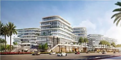 Studio for sale in The Ark New Cairo modern building facade