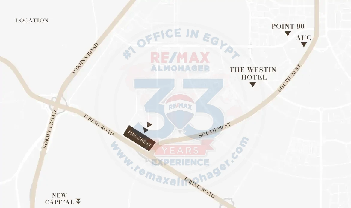 Villa for sale in installments in New Cairo, The Crest Compound