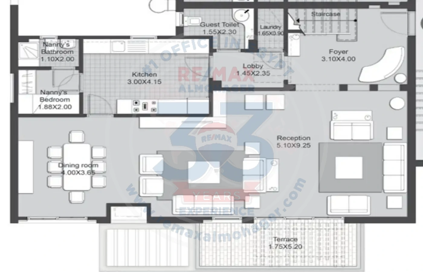 Triplex for sale in Eastown Fifth Settlement floor plan